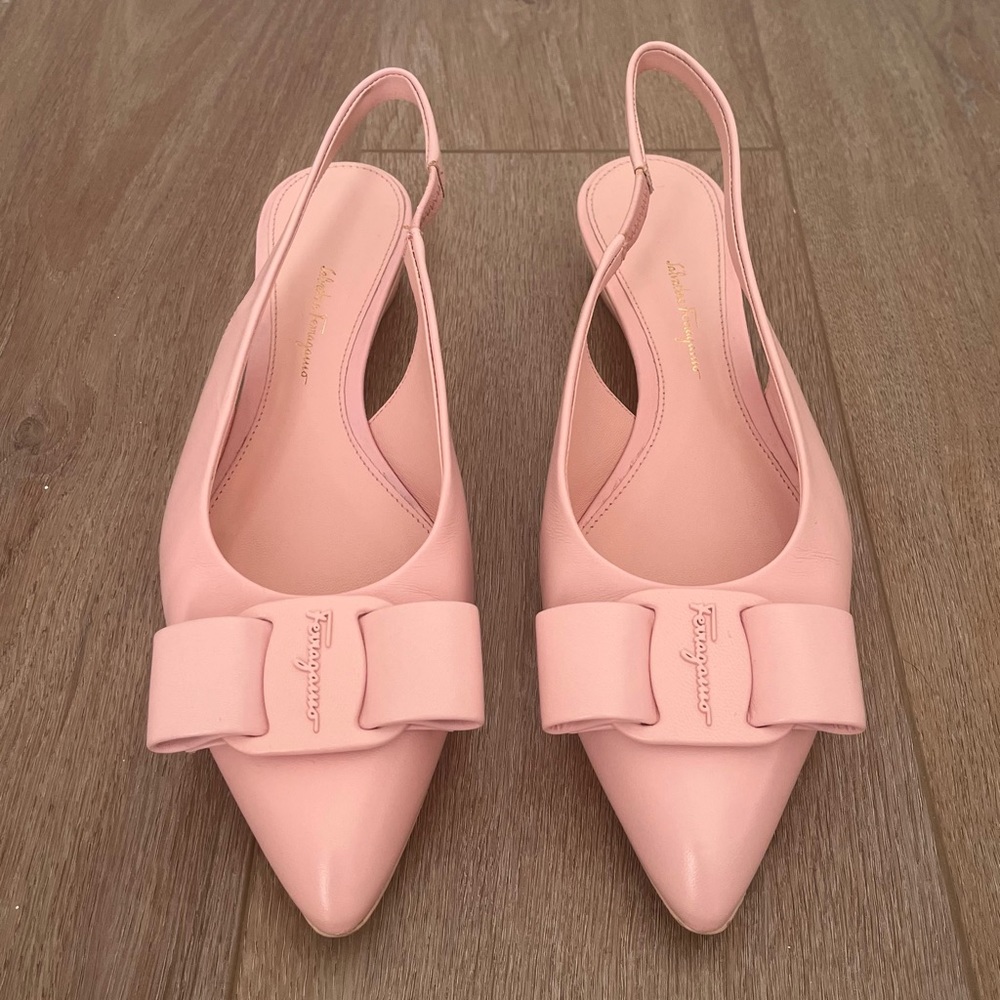 Salvatore Ferragamo Viva Slingback Flats